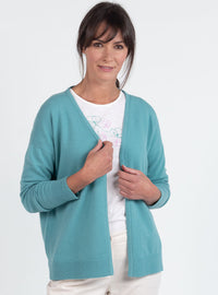 gilet-femme-laine-merinos-cachemire-vert-menthe