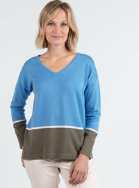 pull-femme-bleu-pacifique-coton-acrylique