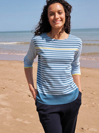 mariniere-femme-bleu-infini-jaune-citron