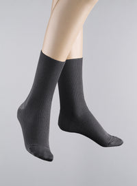 mi-chaussettes laine grises fabriquées en France