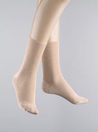 mi-chaussettes laine blanc naturel fabriquées en France