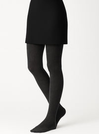 collants femme noirs hiver laine merinos